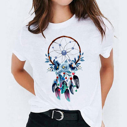 Alice – Süßes T-Shirt mit Cartoon-Druck
