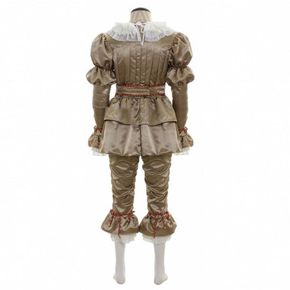 Halloween Pennywise Clown Costume for Adults – Creepy Party Outfit