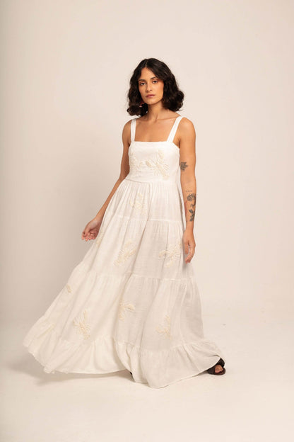 Mandy – Langes Strandkleid für Damen
