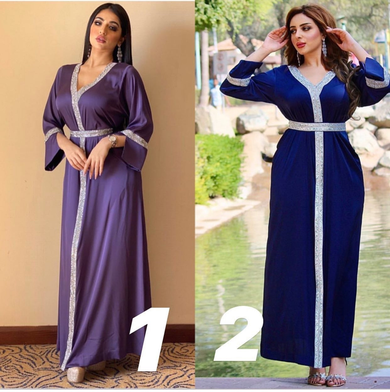 Georgina – Langes Türkisches Muslimisches Damenkleid