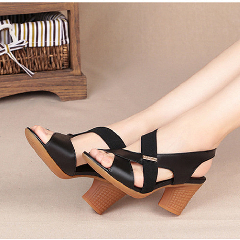 Jacqueline – Weiche rutschfeste Fischemundschuhe mit dicker Sohle
