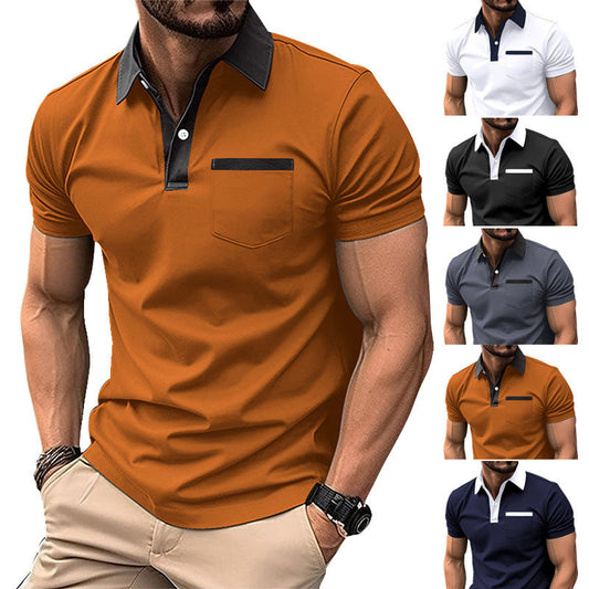 Roger – Slim Fit Kurzarm Poloshirt für Herren