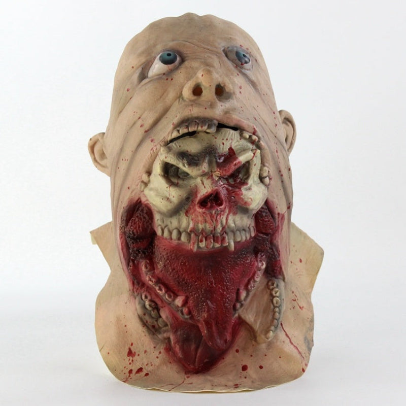 Halloween Latex Alien Monster Mask – Unisex Costume for Spooky Parties & Decoration