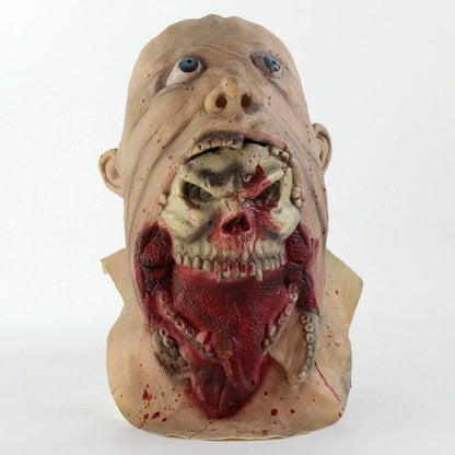 Halloween Latex Alien Monster Mask – Unisex Costume for Spooky Parties & Decoration