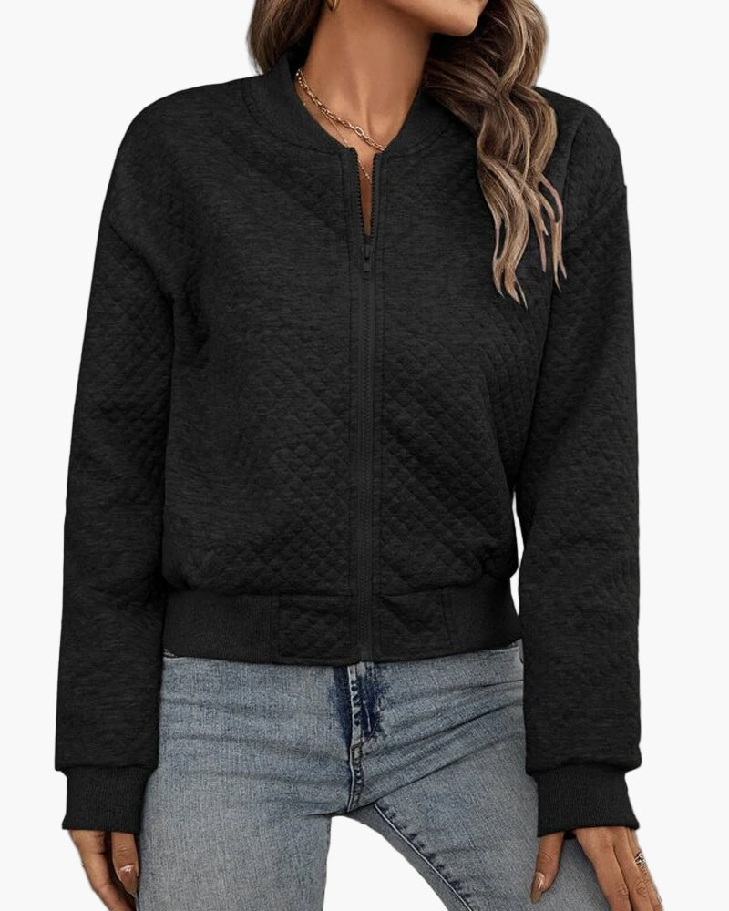 Damen Bomberjacke Stepp-Design Urban Streetstyle Freizeitjacke