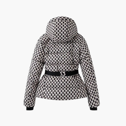 Damen Steppjacke mit Gürtel und Kapuze – Modische Winterjacke für Alltag & Outdoor