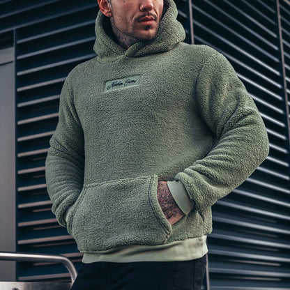 Herren Kapuzenpullover Plüsch Style – Gemütlicher Freizeit Hoodie für maximalen Komfort