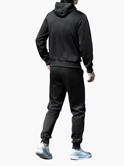 Men's Sports Tracksuit Set with Hoodie – Casual & Fitness Jogging Suit