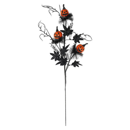 Halloween Decoration Pumpkin Branch Set – Perfect for Spooky Parties & Table Decor