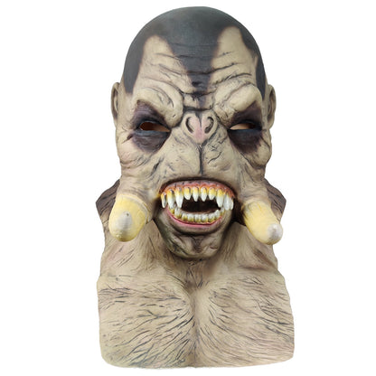 Halloween Latex Orca Monster Mask for Adults – Creepy Warcraft Costume