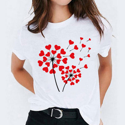 Alice – Süßes T-Shirt mit Cartoon-Druck