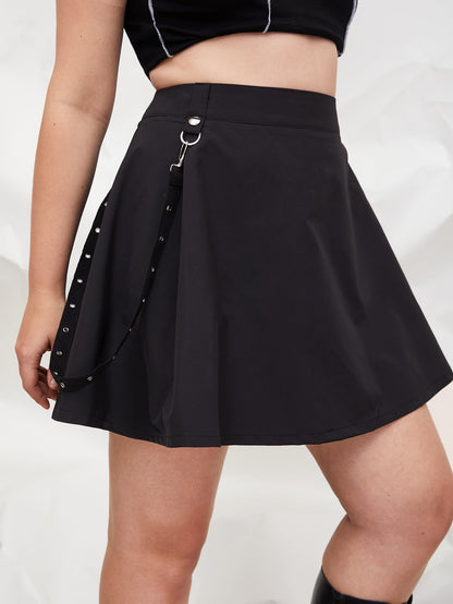 Sara – Faltenrock im Gothic-Stil für Damen