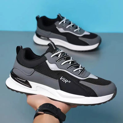 Dominic – Herren Atmungsaktive Farbblock Mesh-Sneaker