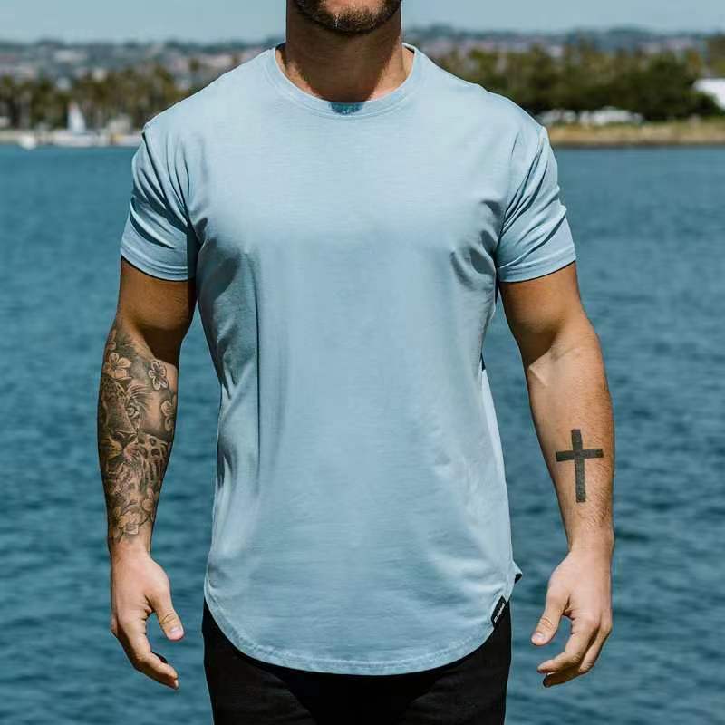 Aaron – Slim Fit Sport T-Shirt mit Rundsaum