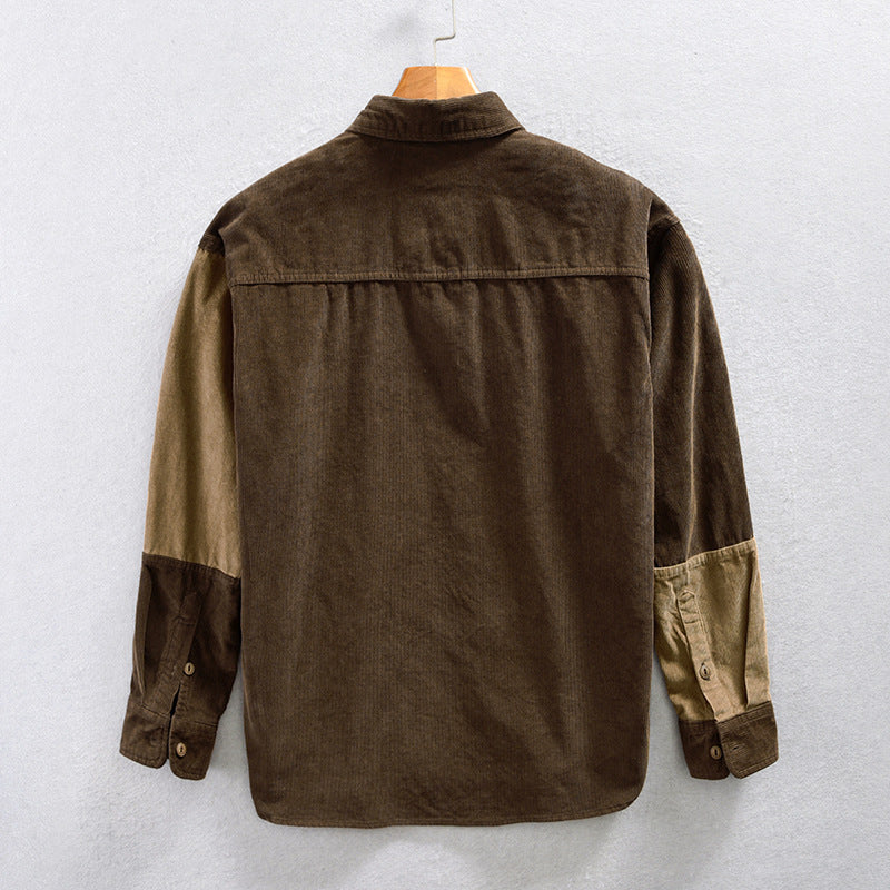 Bryan – Casual men's corduroy shirt