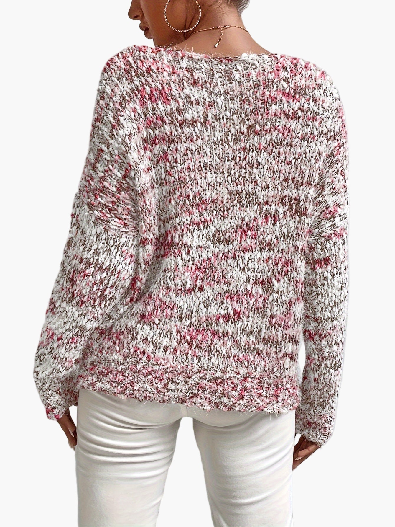 Damen Strickpullover im lockeren Casual-Stil – Perfekt für Herbst & Winter