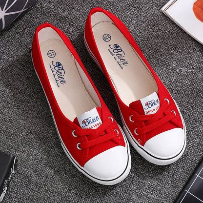 Melissa – Atmungsaktive flache Damenschuhe aus Canvas