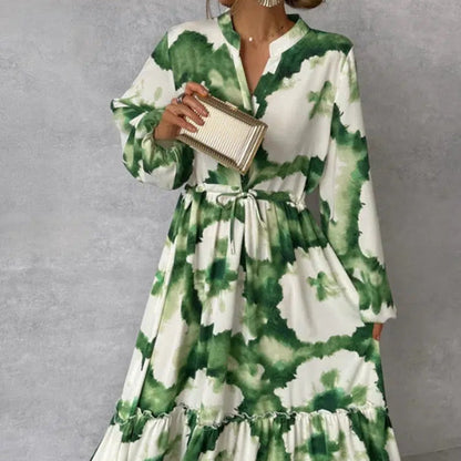 Sandra – Stilvolles Damenlangarmkleid