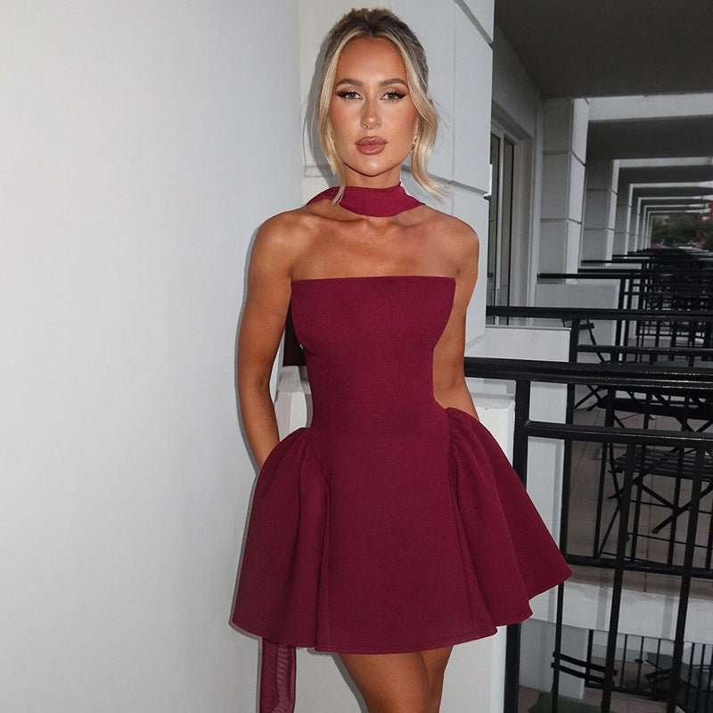 Diana – Sexy Tube Top Kleid mit Reißverschluss auf der Rückseite