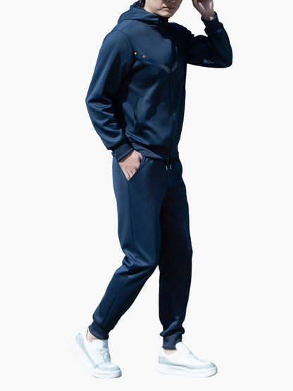Men's Sports Tracksuit Set with Hoodie – Casual & Fitness Jogging Suit