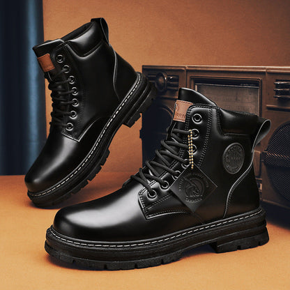 Walter – Lässige Biker High-Top Herrenstiefel