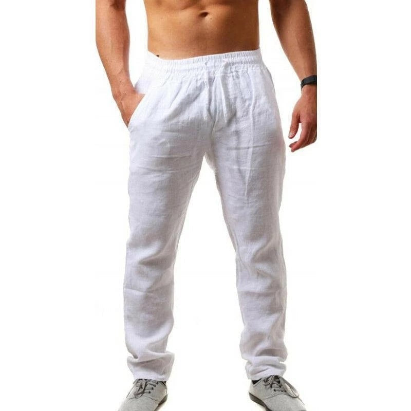 Austin – Atemberaubende Herren-Linnen-Lose Freizeit-Sporthose