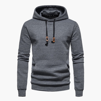 Herren Kapuzenpullover Kariert – Moderner Freizeit Hoodie mit Komfort und Stil