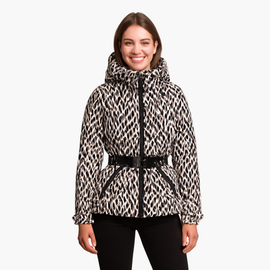 Damen Steppjacke mit Gürtel und Kapuze – Modische Winterjacke für Alltag & Outdoor