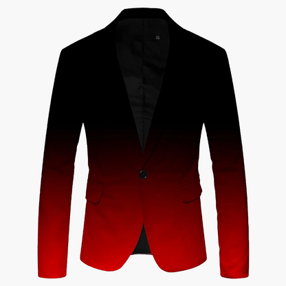 Men's Blazer Slim Fit Modern Business & Party Jacket – Stylish One-Button Jacket for Festive Occasions