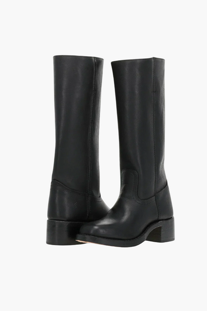 Women's Boots Western Style Classic – Fashionable Block Heel Boots for Everyday and Leisure