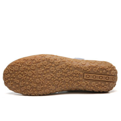Zoe – Handgemachte Retro Weiche Sohle Velcro Freizeit Schuhe für Damen