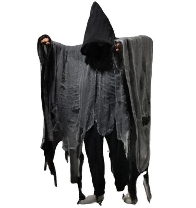 Halloween cloak with hood for adults – spooky costume for Halloween parties & decoration