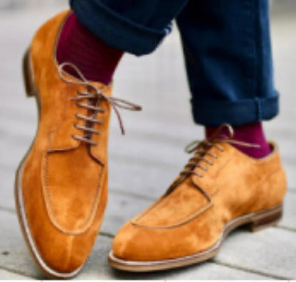 Wesley – Elegante Herren-Business-Schuhe aus veganem Wildleder