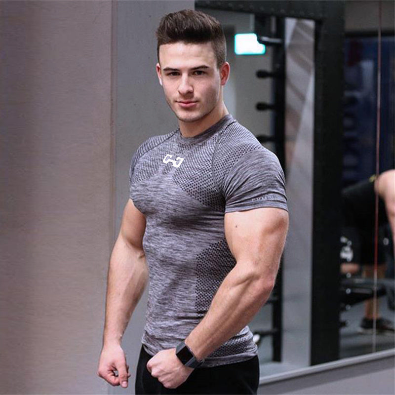 Rory – Kurzarm Fitness T-Shirt aus schnelltrocknendem Material