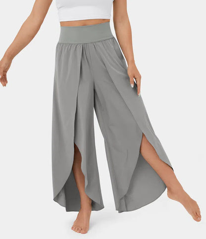 Ann – Weite Damenhose mit hohem Bund