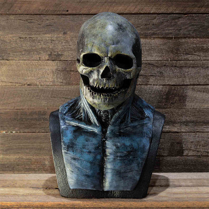 Halloween Latex Creepy Skeleton Mask for Adults – Horror Decoration & Costume