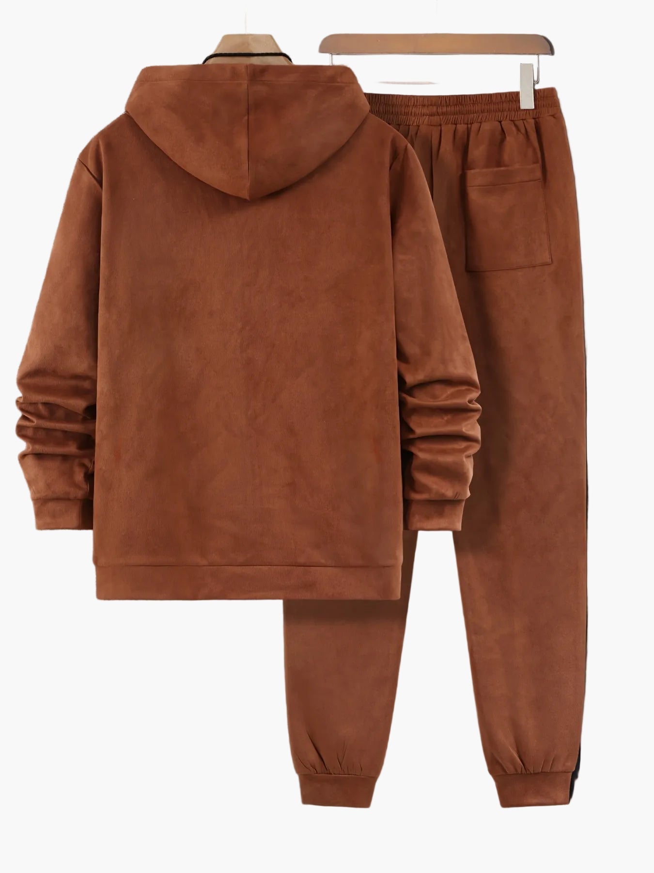 Herren Freizeit Jogginganzug Set mit Kapuzenjacke und Jogginghose – Sportlicher Stil für Alltag und Fitness