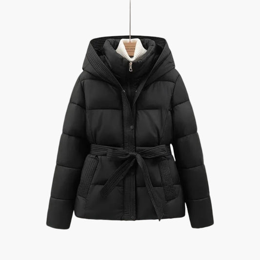 Damen Winter Steppmantel mit Gürtel – Modischer Parka für Alltag & Freizeit