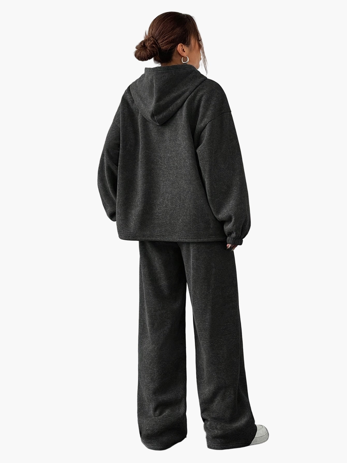 Women's casual hoodie and jogging pants set – comfortable loungewear suit for everyday and relaxation