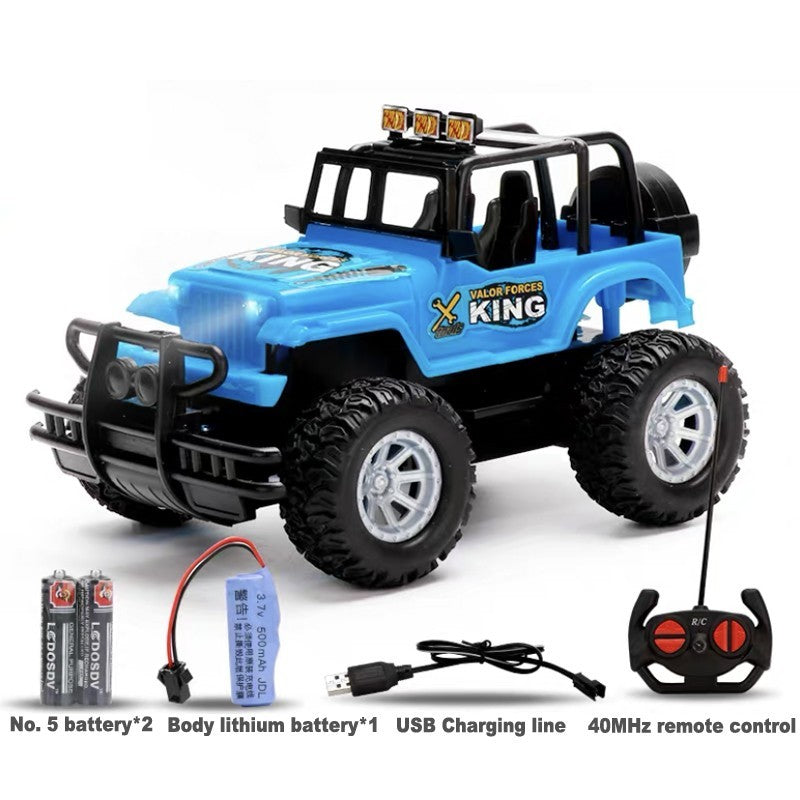Remote-Controlled Offroad Toy Car for Boys – Adventure Jeep with Remote Control, Robust Design, Ideal Gift