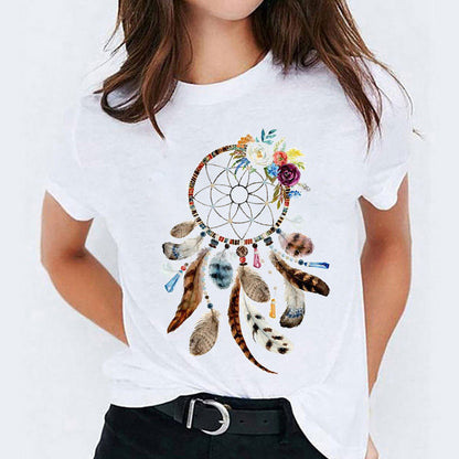 Alice – Süßes T-Shirt mit Cartoon-Druck