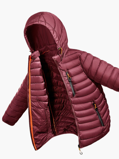 Herren Steppjacke mit Kapuze – Leichte Outdoor Übergangsjacke, Casual Style