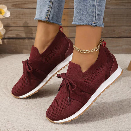 Abigail – Bequeme Damen-Freizeitschuhe aus Mesh mit Schnürung
