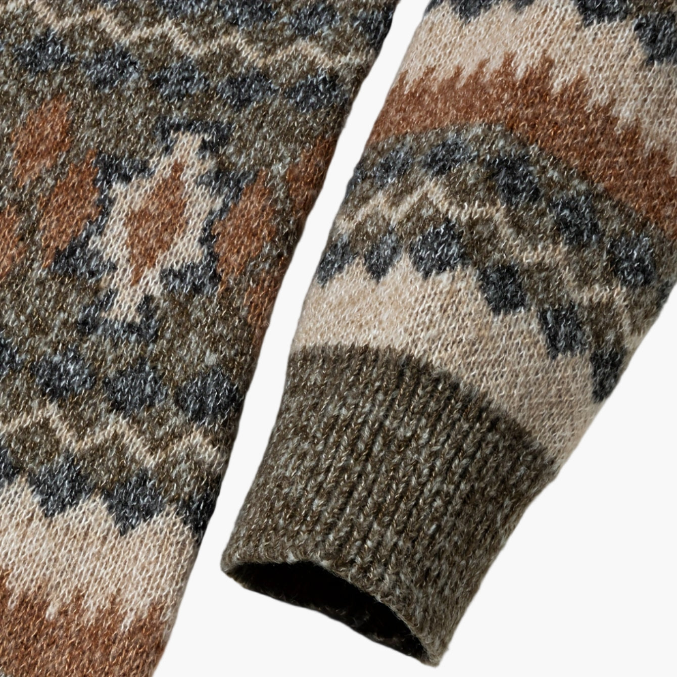 Men's knitted sweater in vintage style for autumn and winter – casual Norwegian look