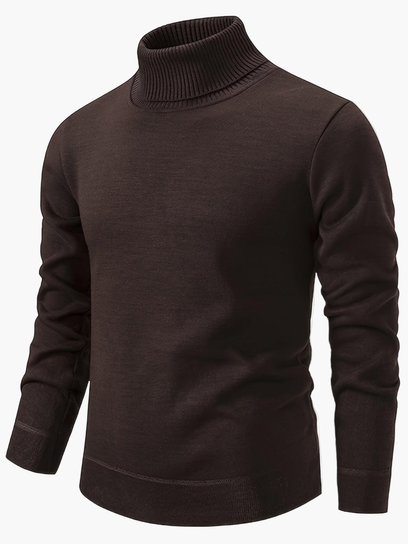 Men's turtleneck sweater – Fashionable, slim-fit knitted sweater for leisure and everyday wear