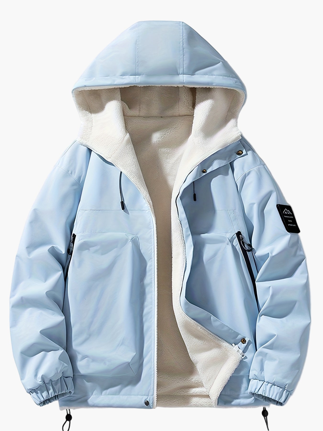 Herren Winterjacke mit Kapuze – Casual Streetwear Outdoorjacke