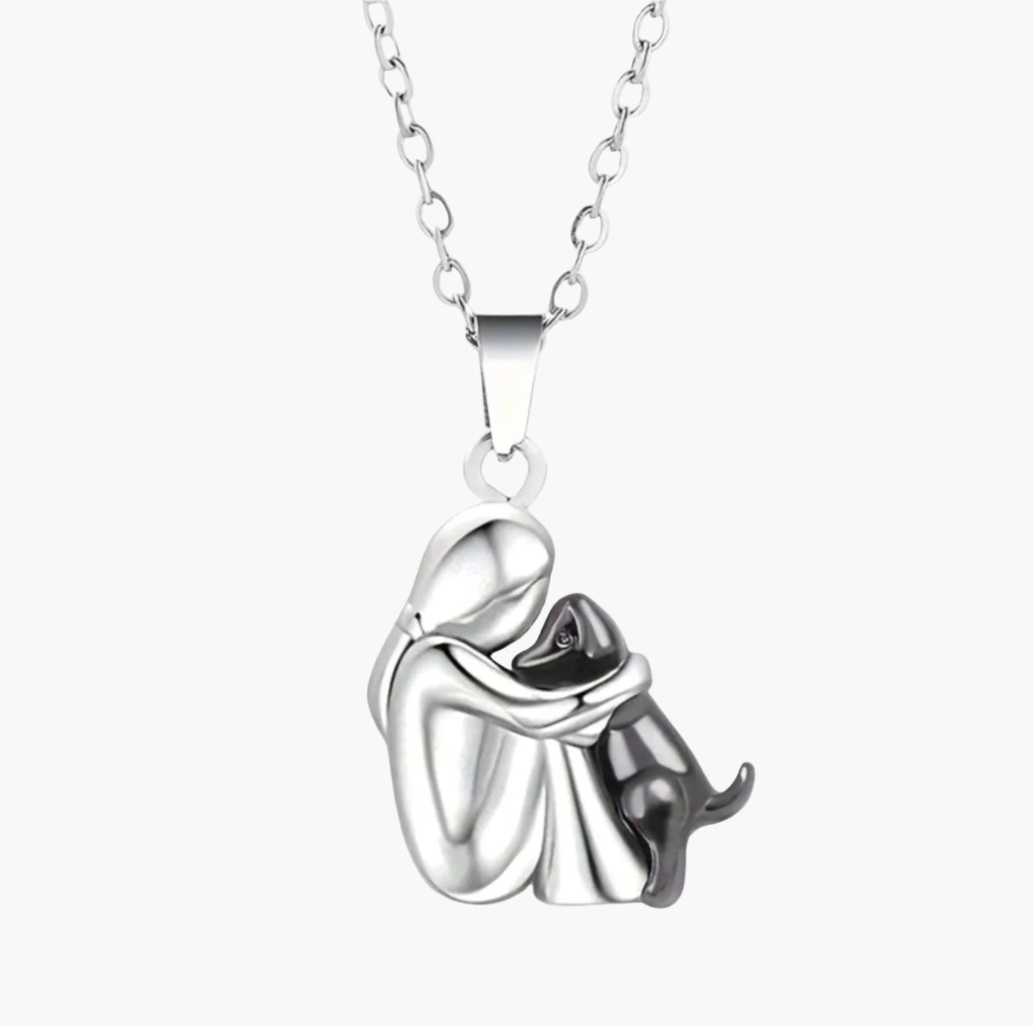 Damen Halskette mit Hund-Anhänger – Symbol für Liebe und Freundschaft – Geschenk für Hundefreunde