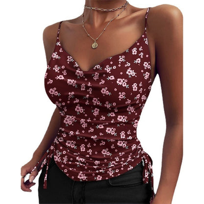 Caroline – Spaghettiträger V-Ausschnitt Camisole Sommerbluse