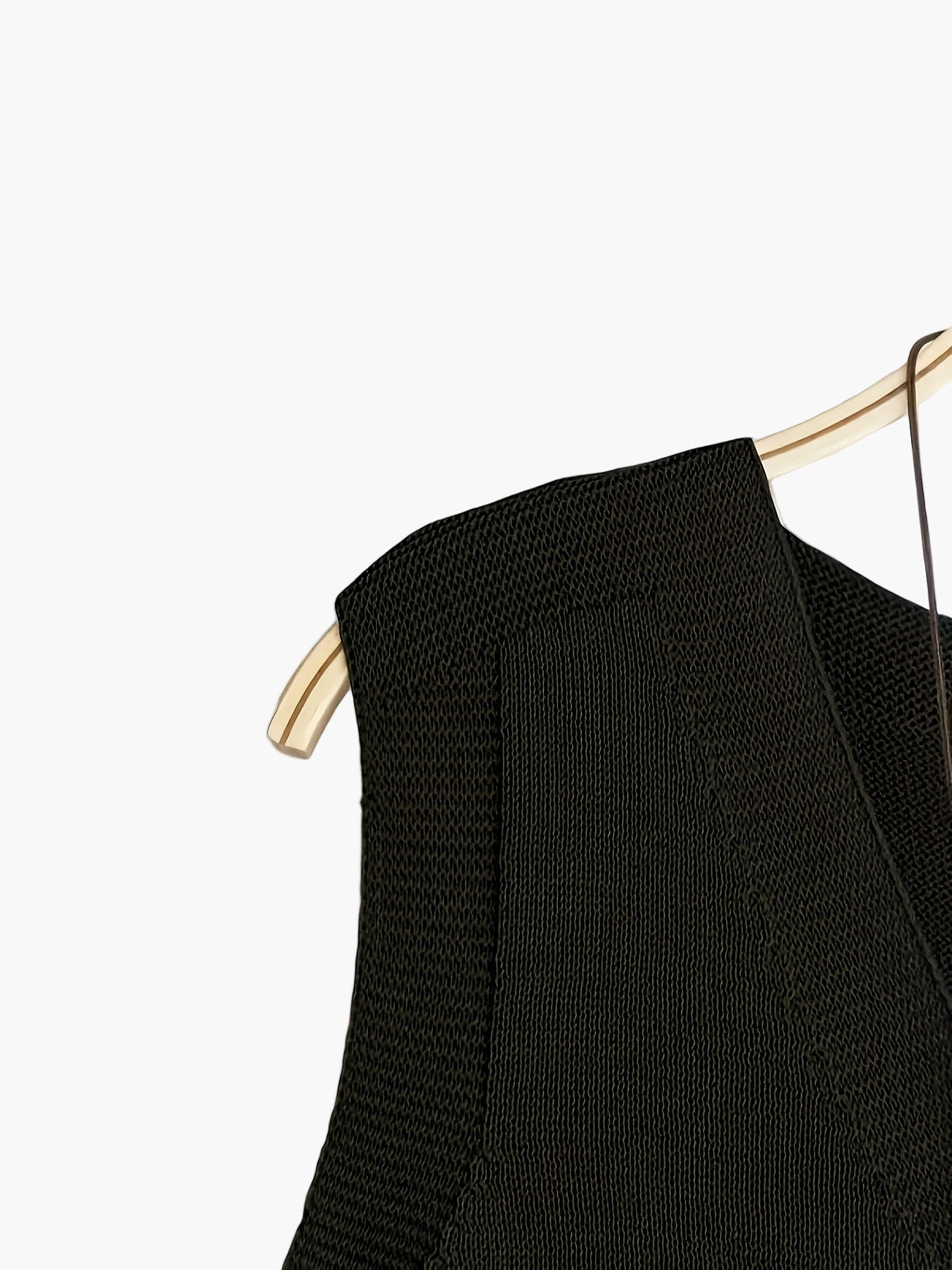 Damen Pullover im Patchwork-Design mit hohem Kragen – Eleganter Strickpullover für Alltag und Büro