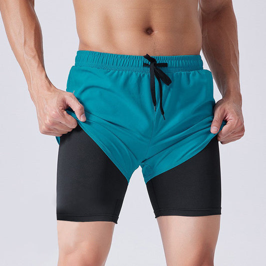 Thomas – Sportliche Herren-Shorts mit Kordelzug und doppelter Schicht